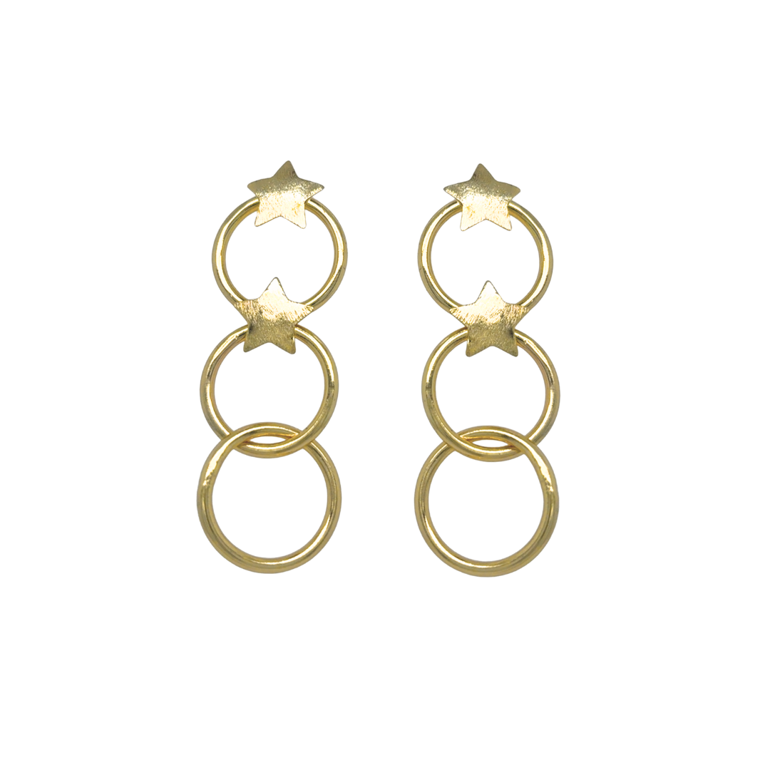 STAR RING EARRINGS