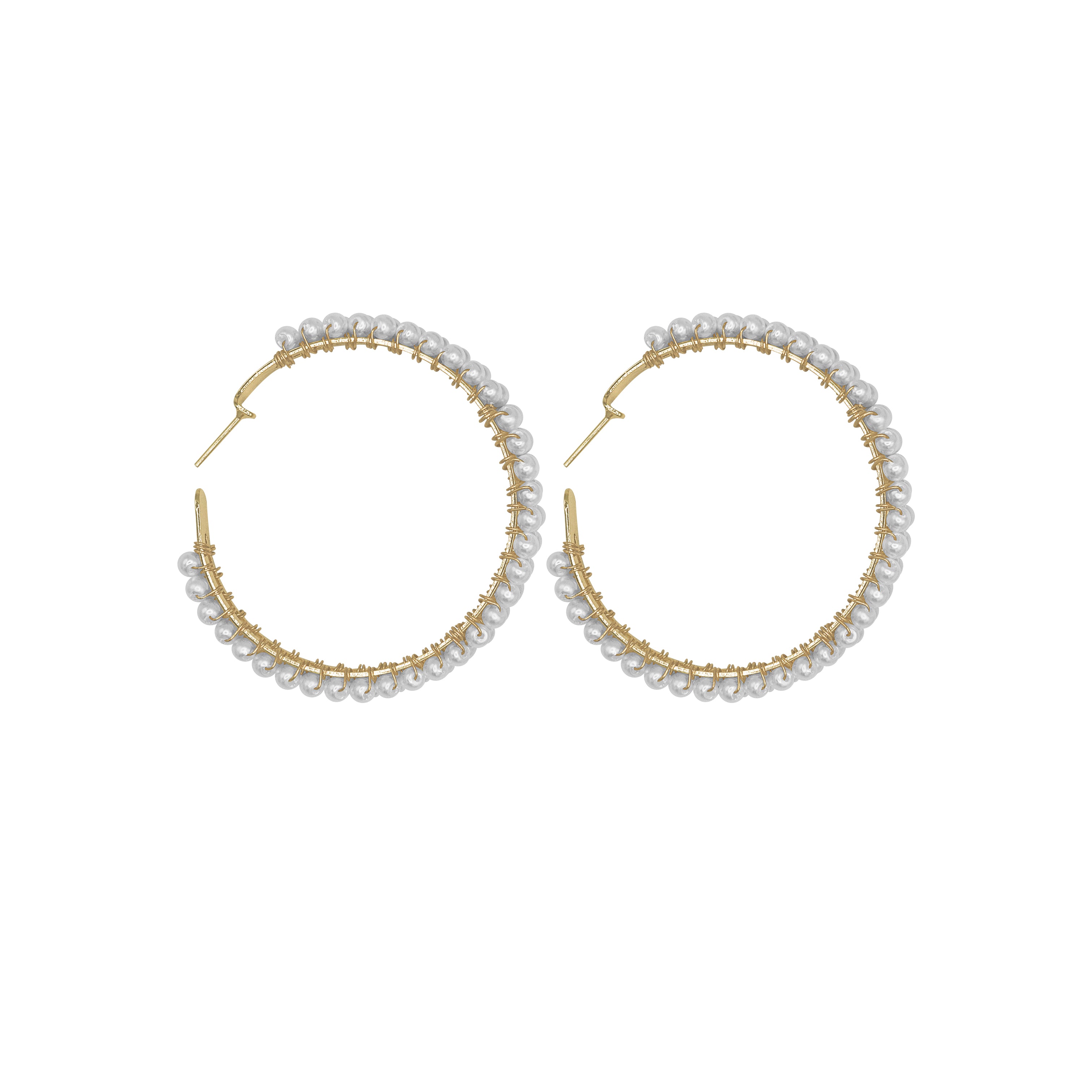 DOBLE PEARL EARRINGS