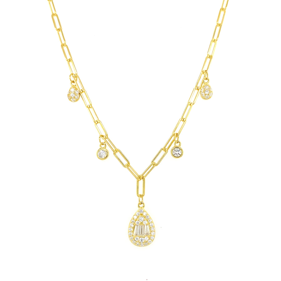 CRISTAL DROP NECKLACE