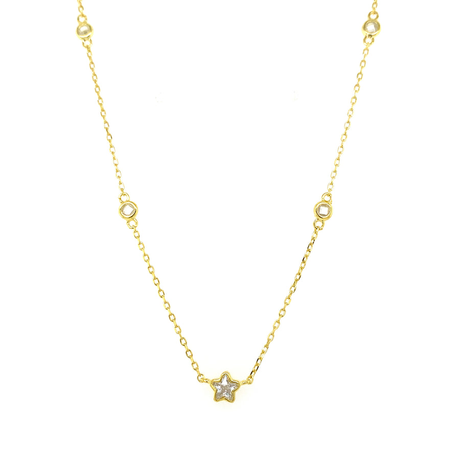 STAR ZIRC NECKLACE