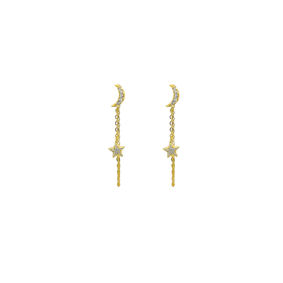 DIANNA MOON STAR EARRINGS