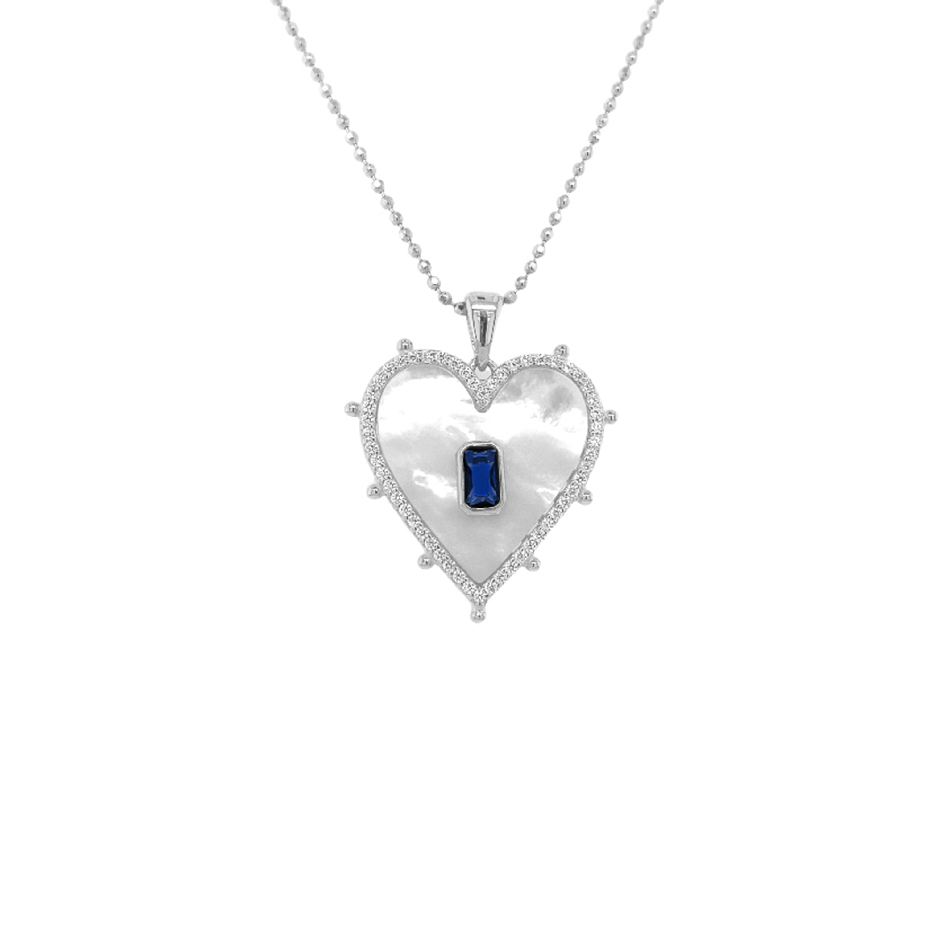 PERLA HEART NECKLACE