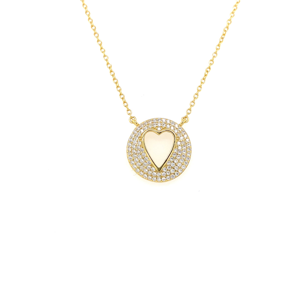 HOLLOW HEART NECKLACE