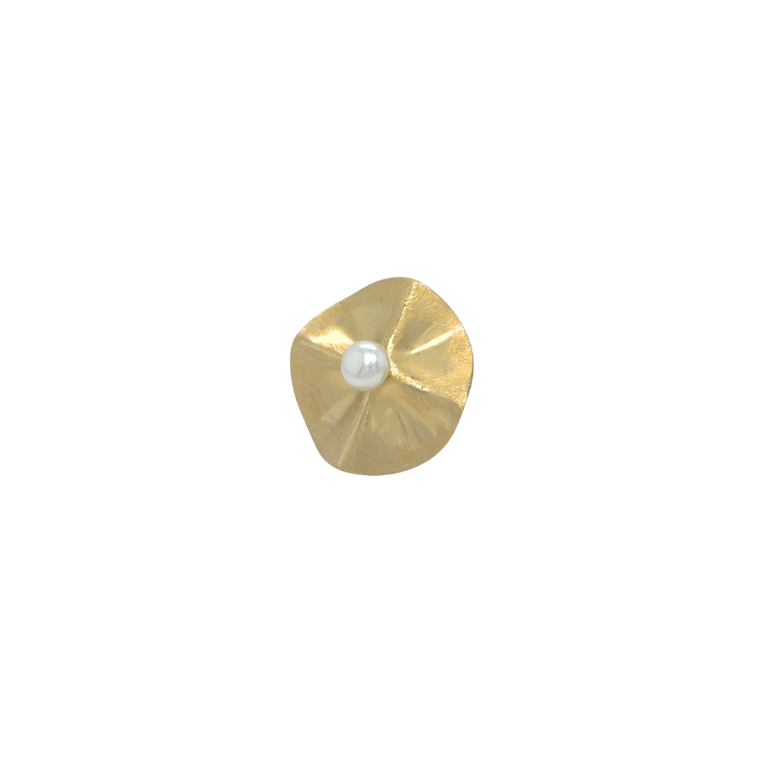 WAVYE PEARL RING