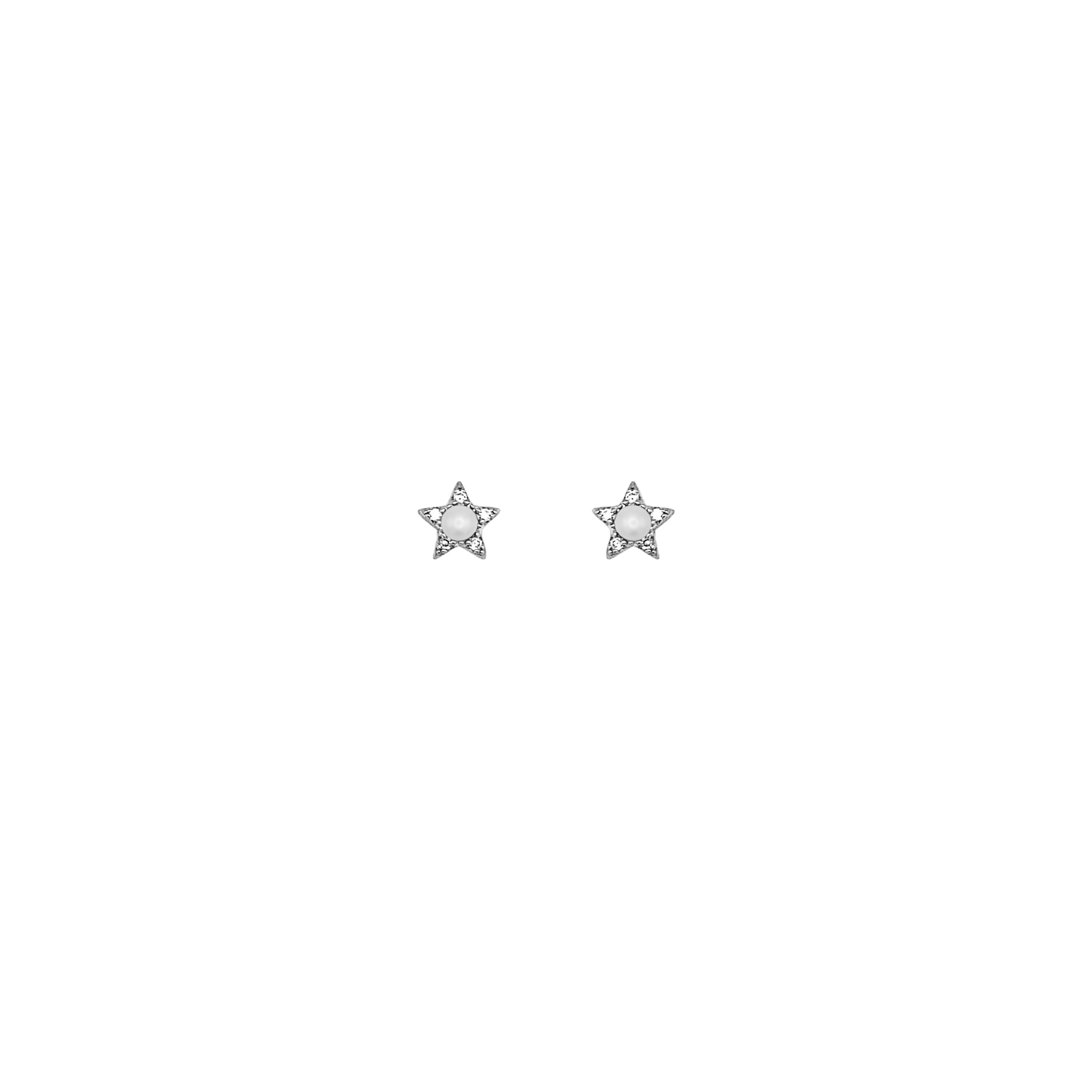PEARL STAR EARRINGS