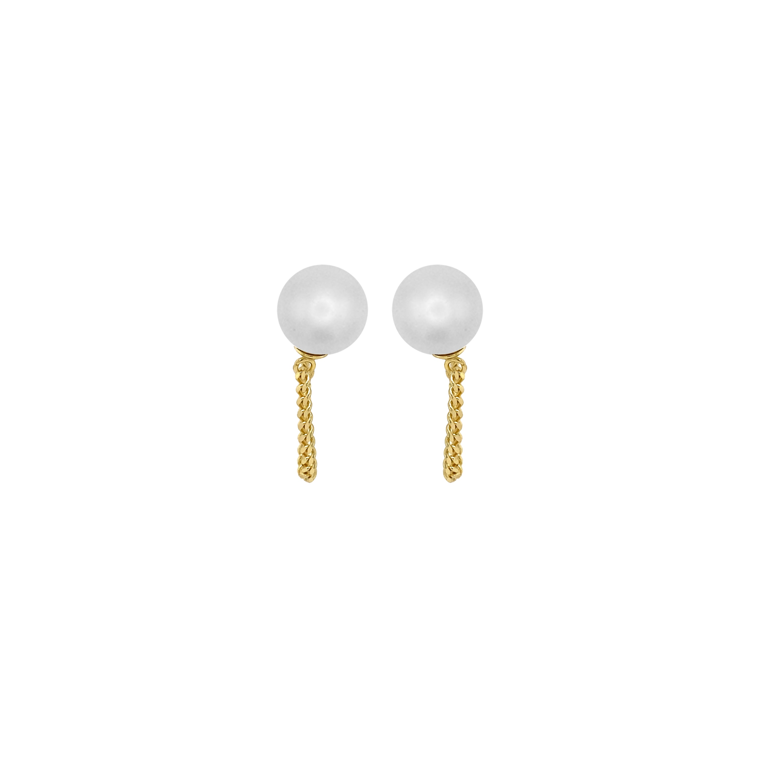 DUALITY PEARL EARRINGS