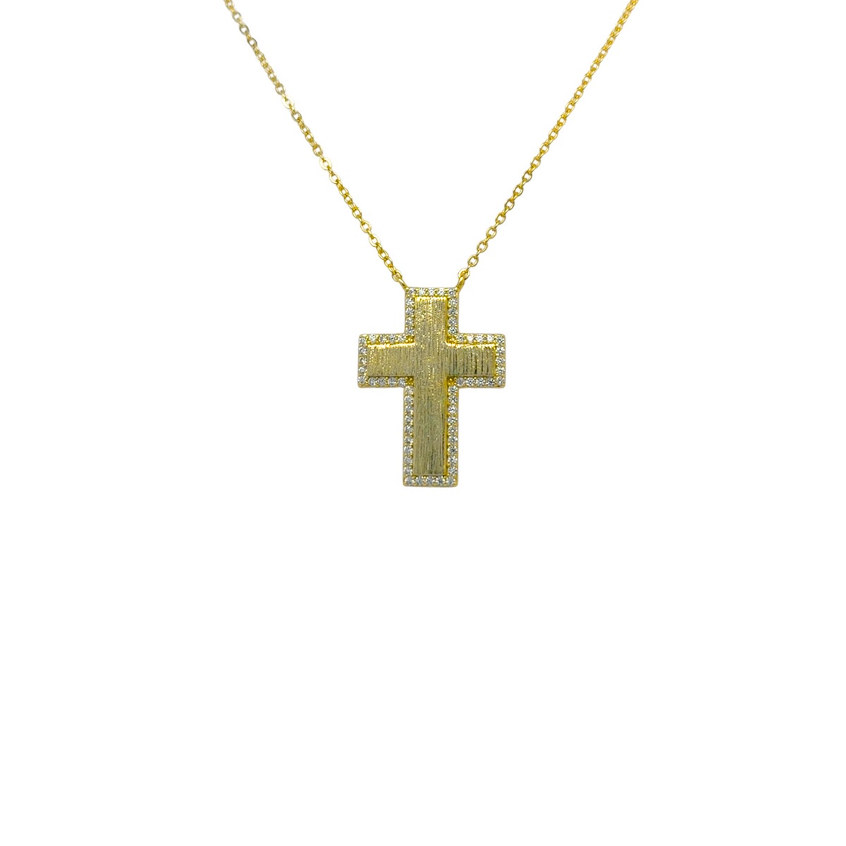 CHARMEL CROSS NECKLACE