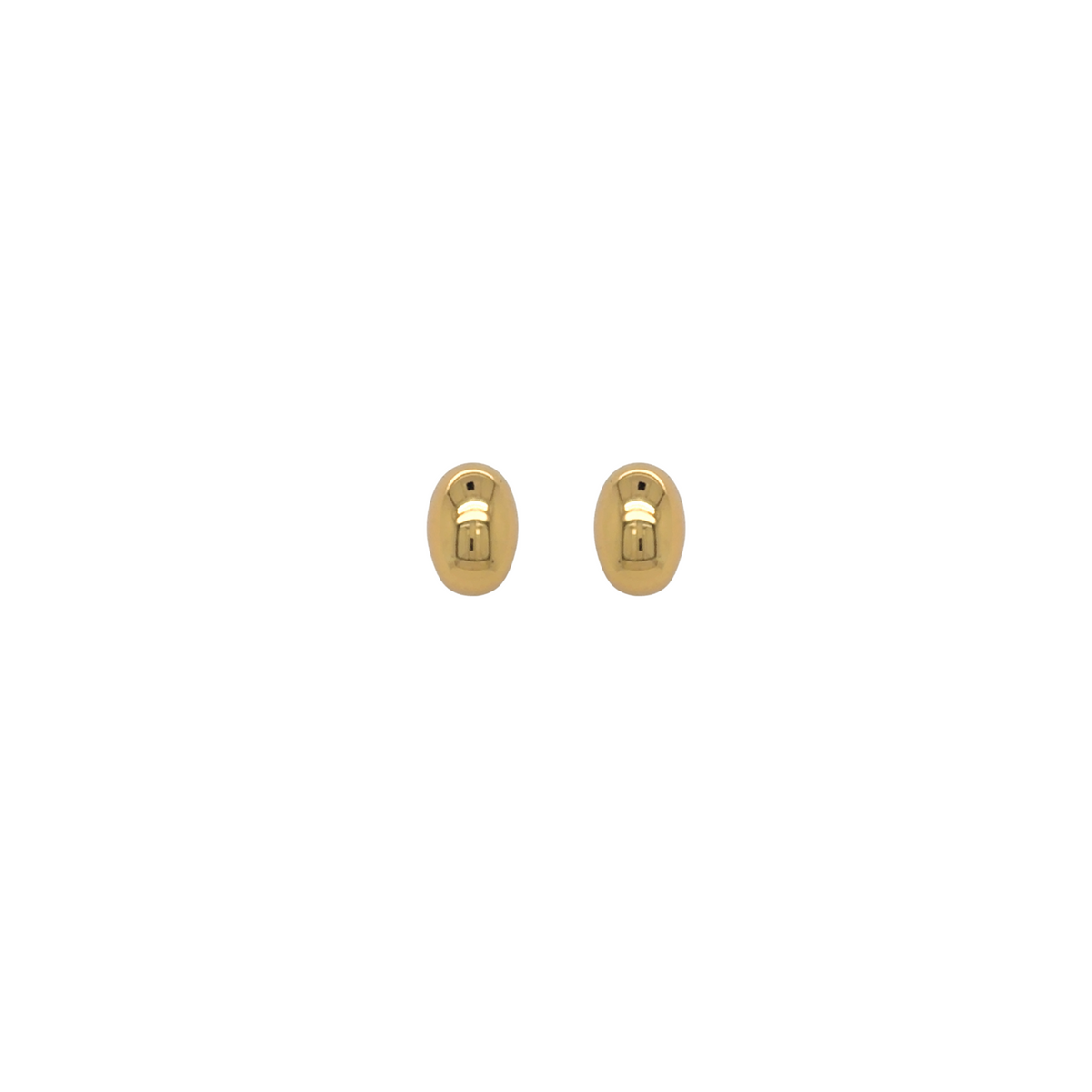 OVAL BALL EARRINGS