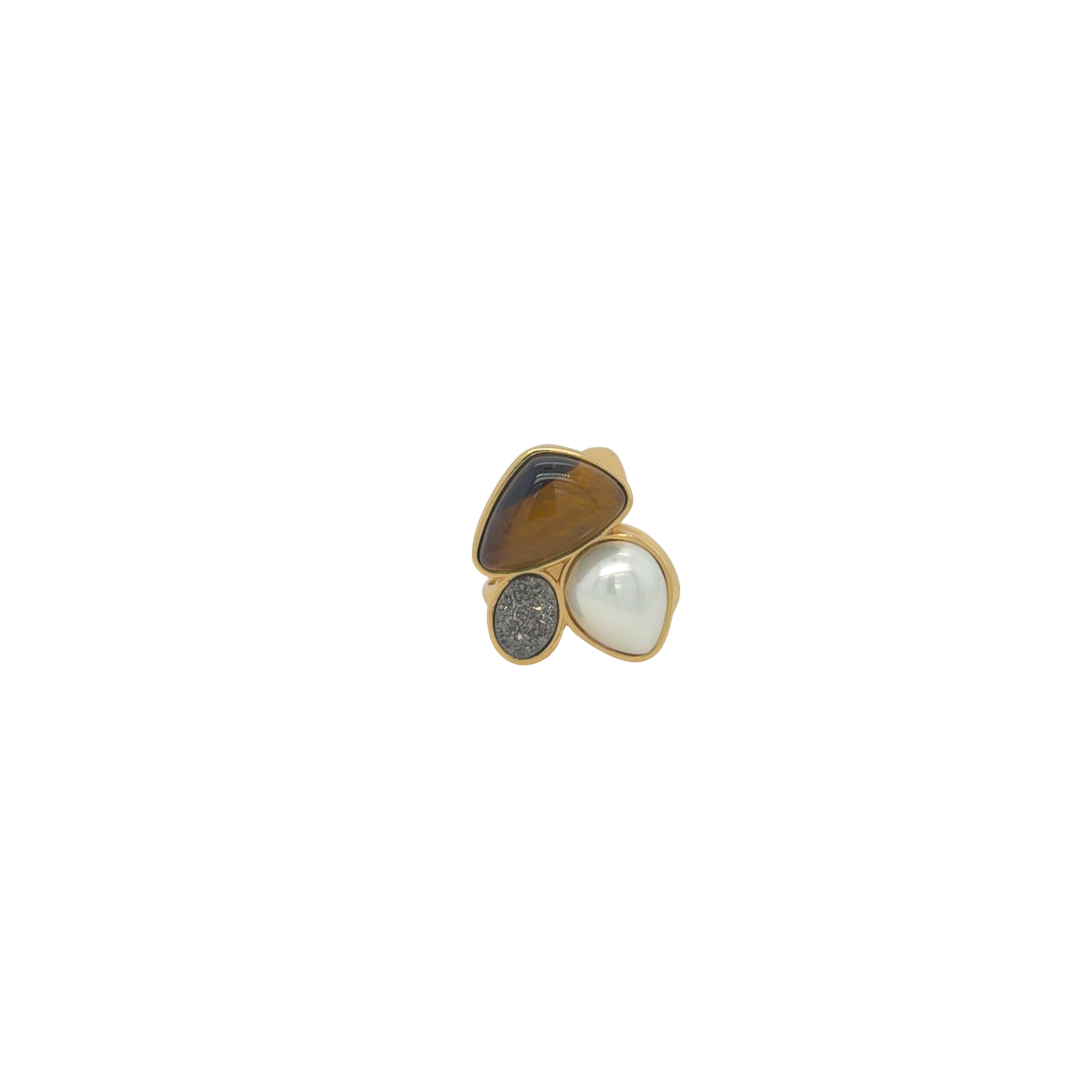 OJO DE TIGRE PEARL RING