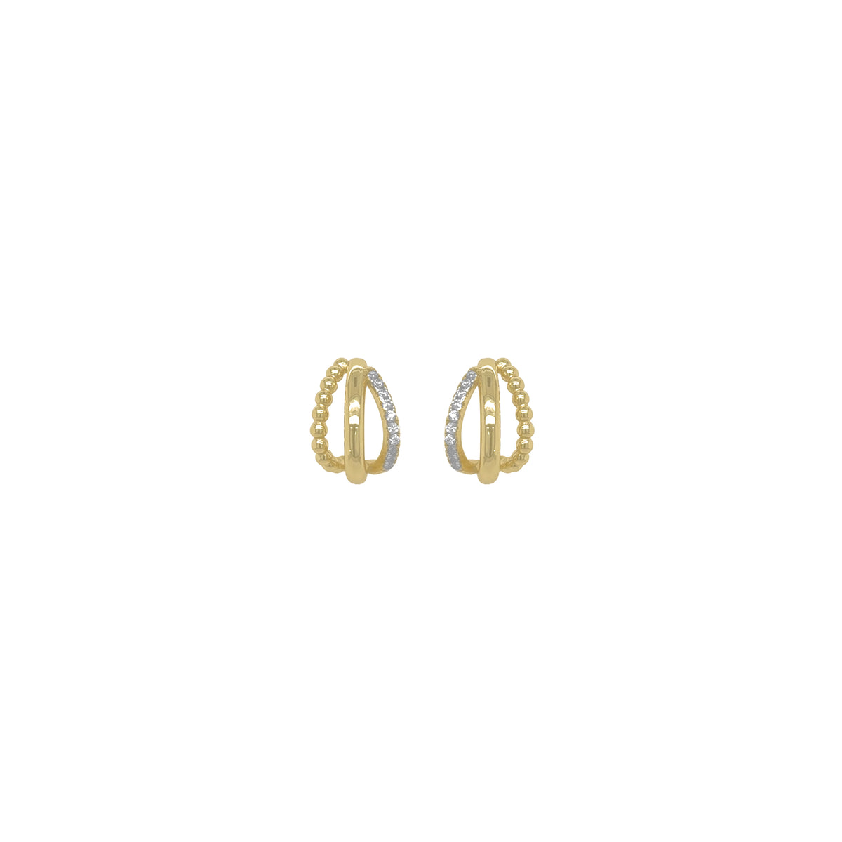 LINE DOT EARRINGS