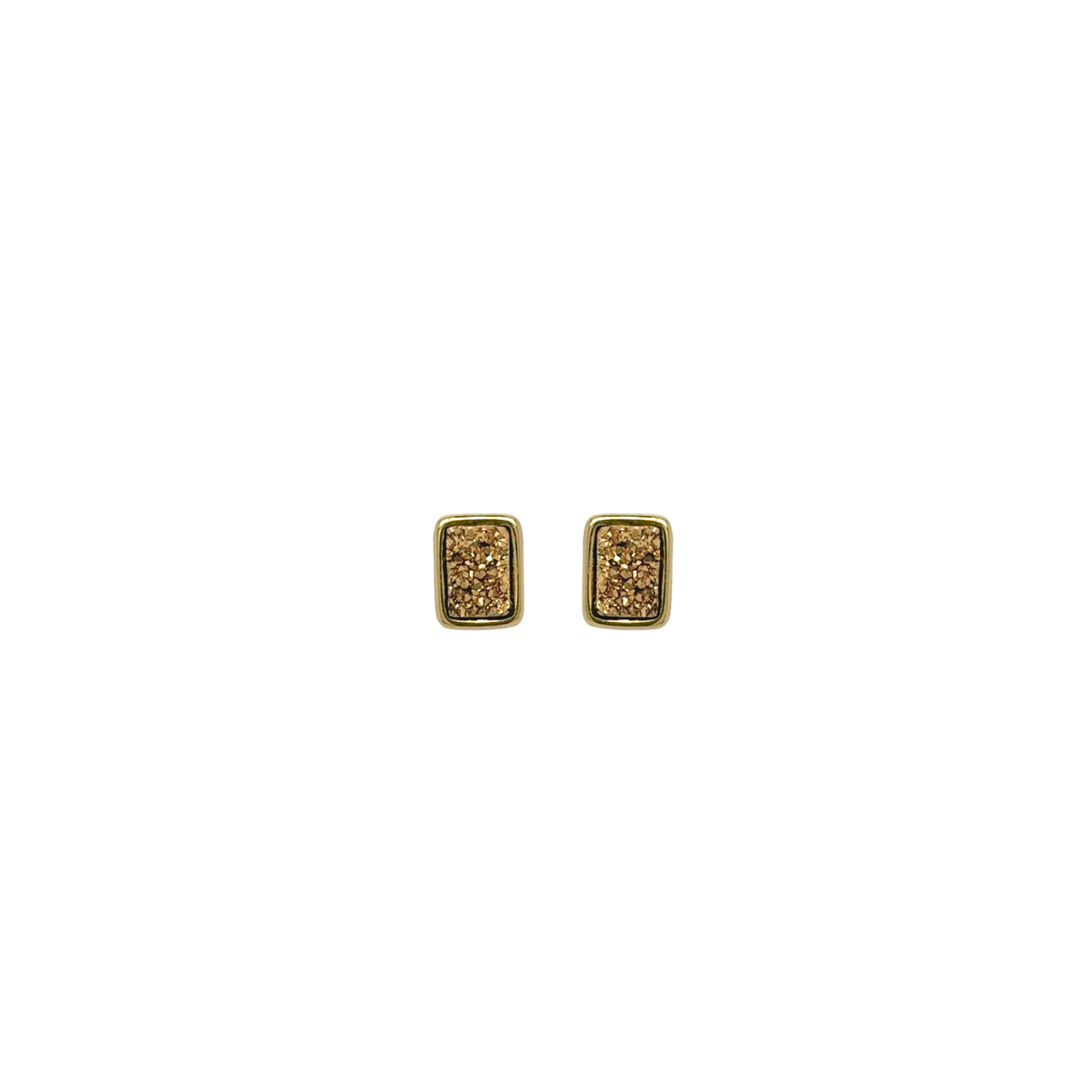 GOLD ROCKY EARRINGS