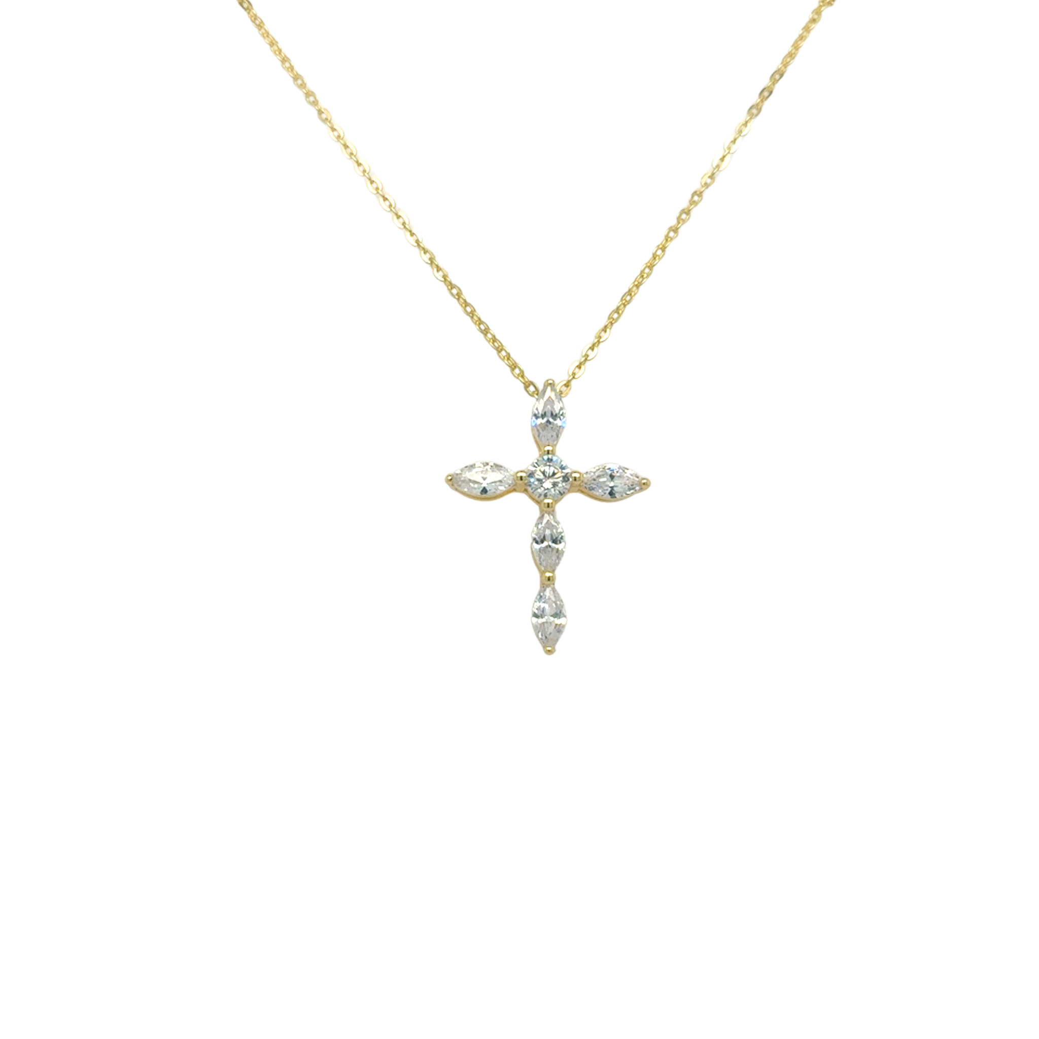 DIAMOR CROSS NECKLACE