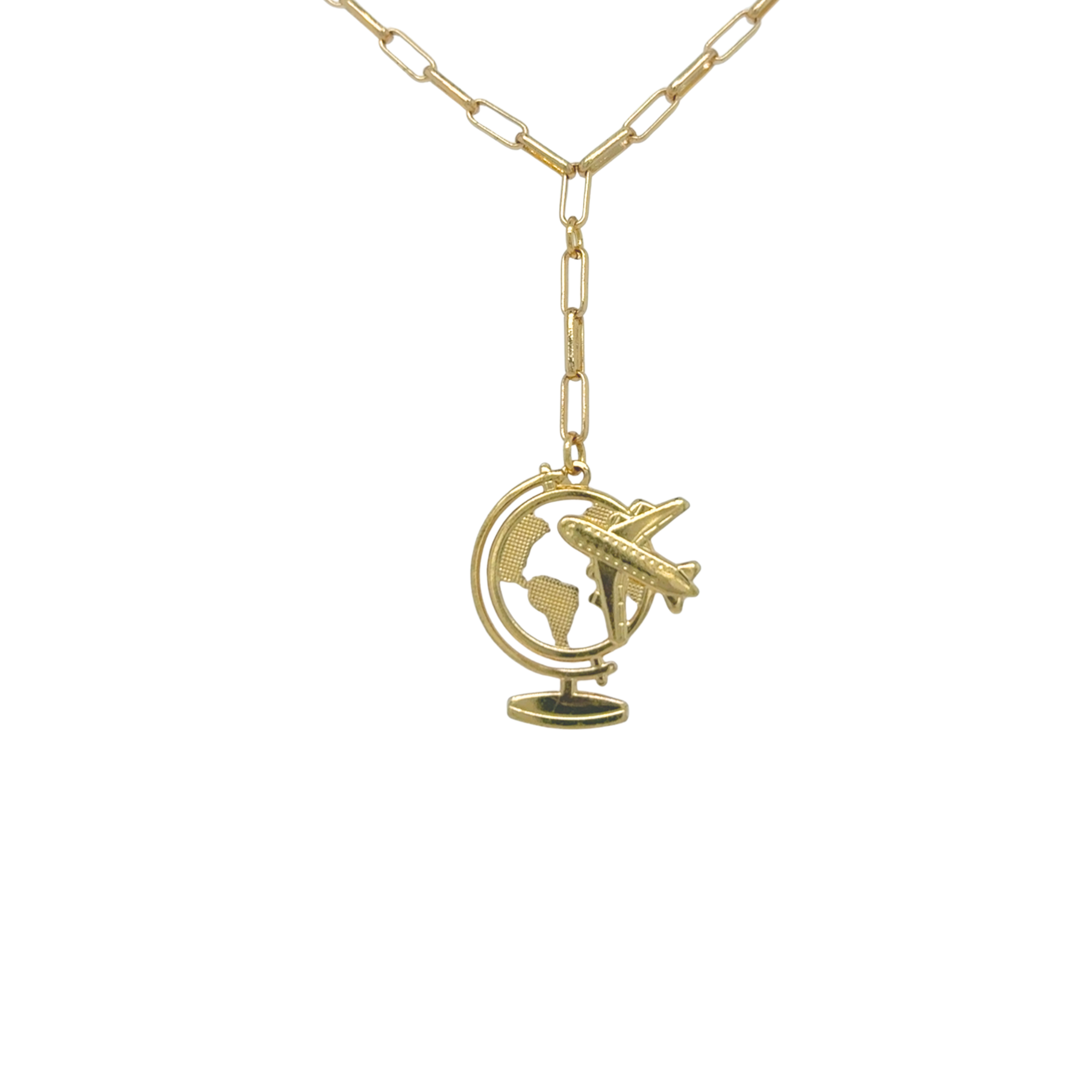 GLOBE TRAVEL NECKLACE
