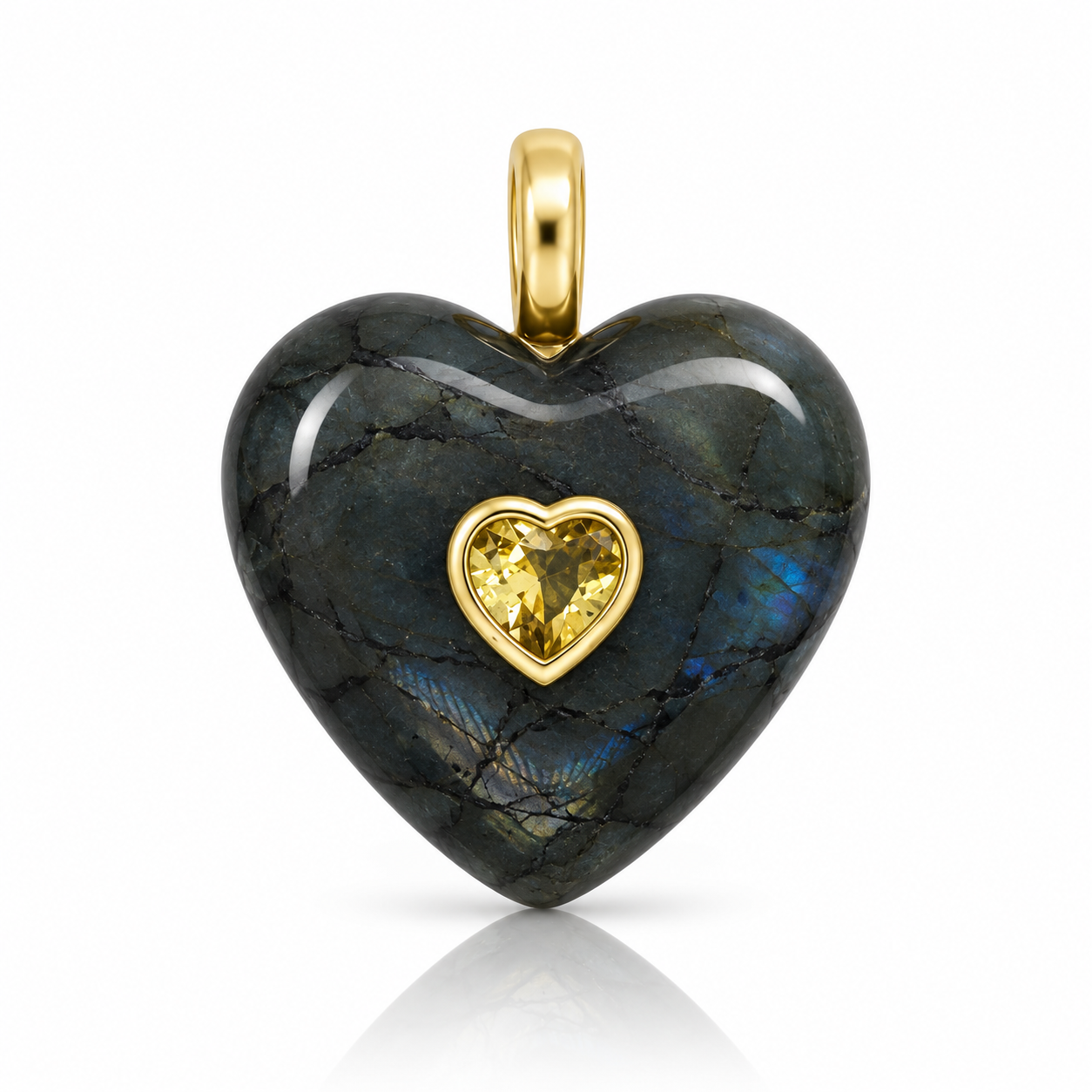 AMOR HEART CHARM