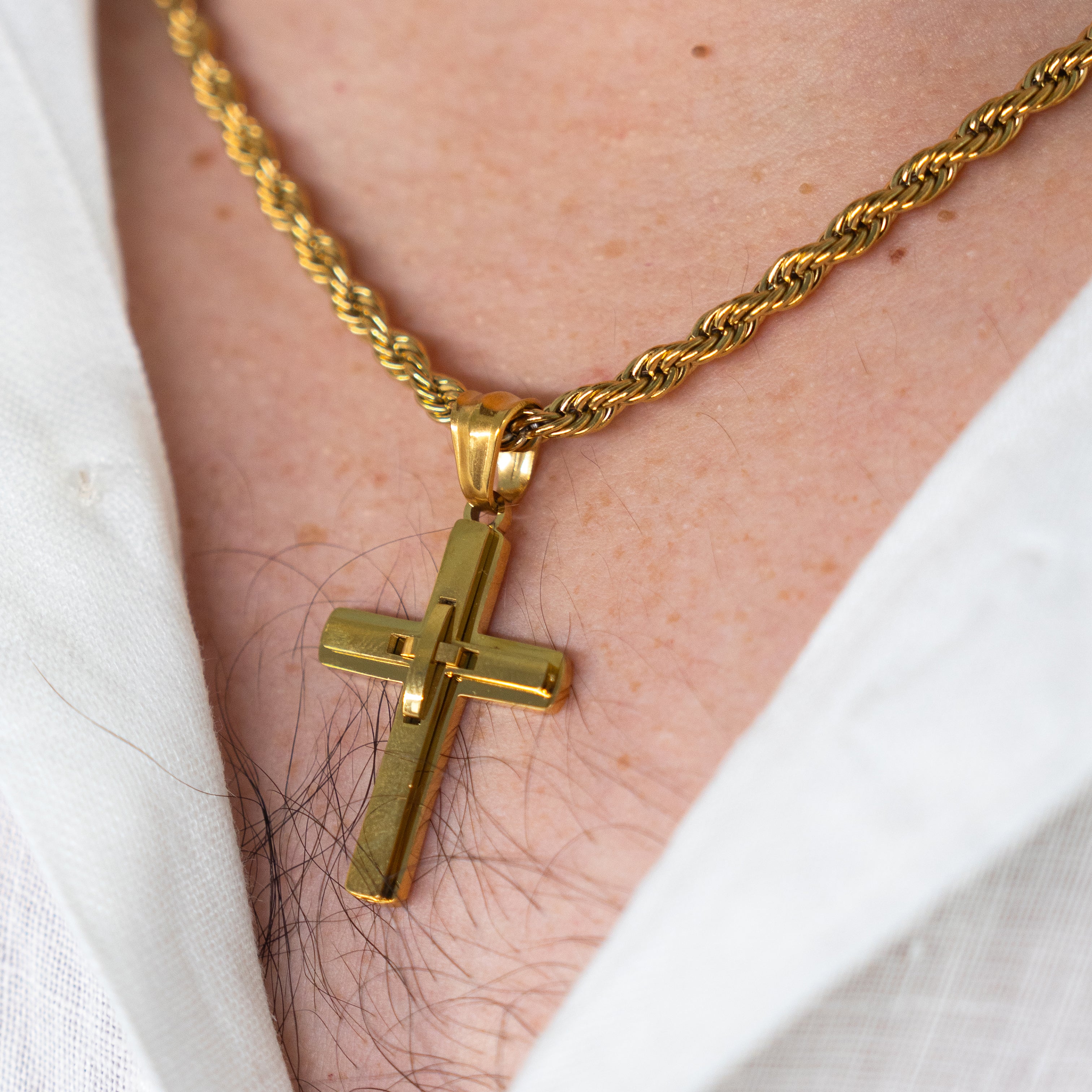 GIAN CROSS MEN'S NECKLACE