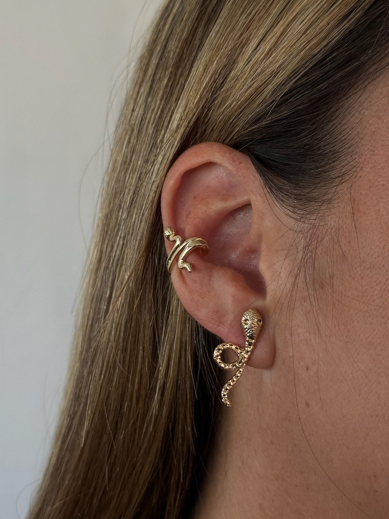 SNAKE STUD EARRINGS SET