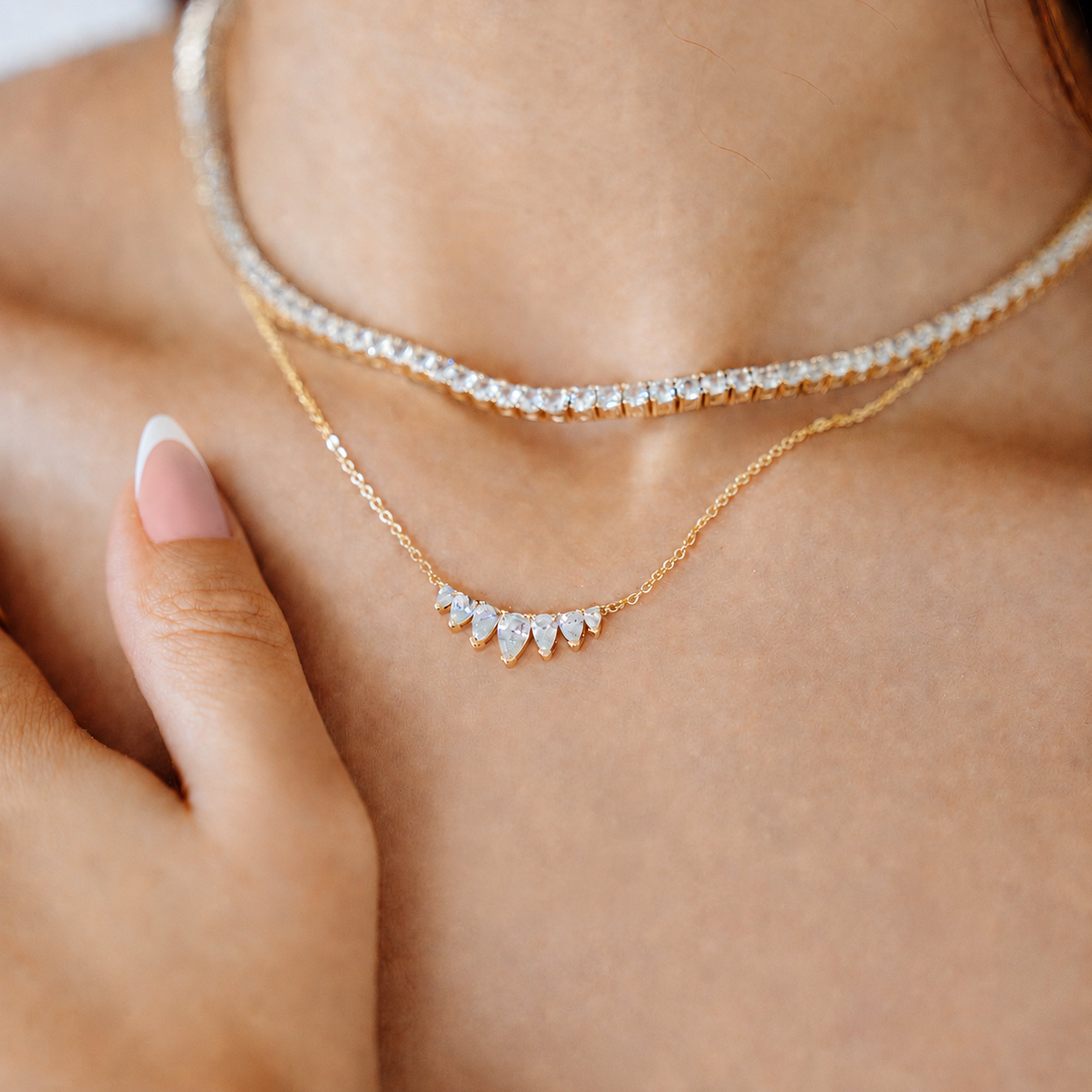 CRYSTAL WING NECKLACE