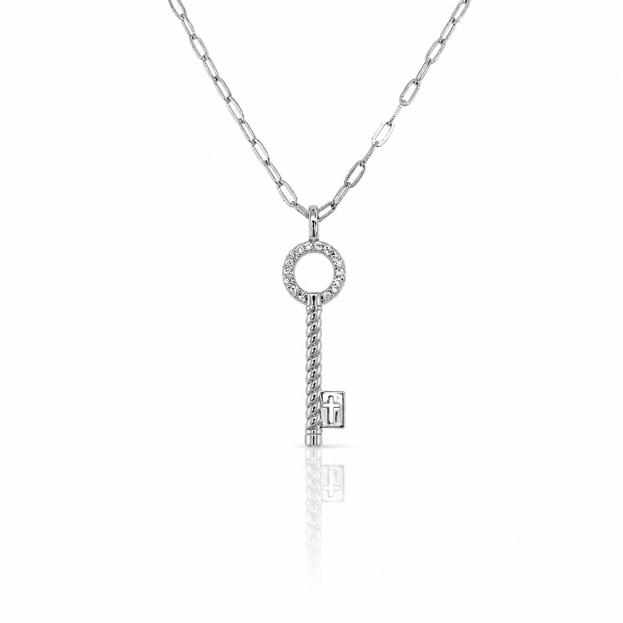 KEY OF CROSS NECKLACE