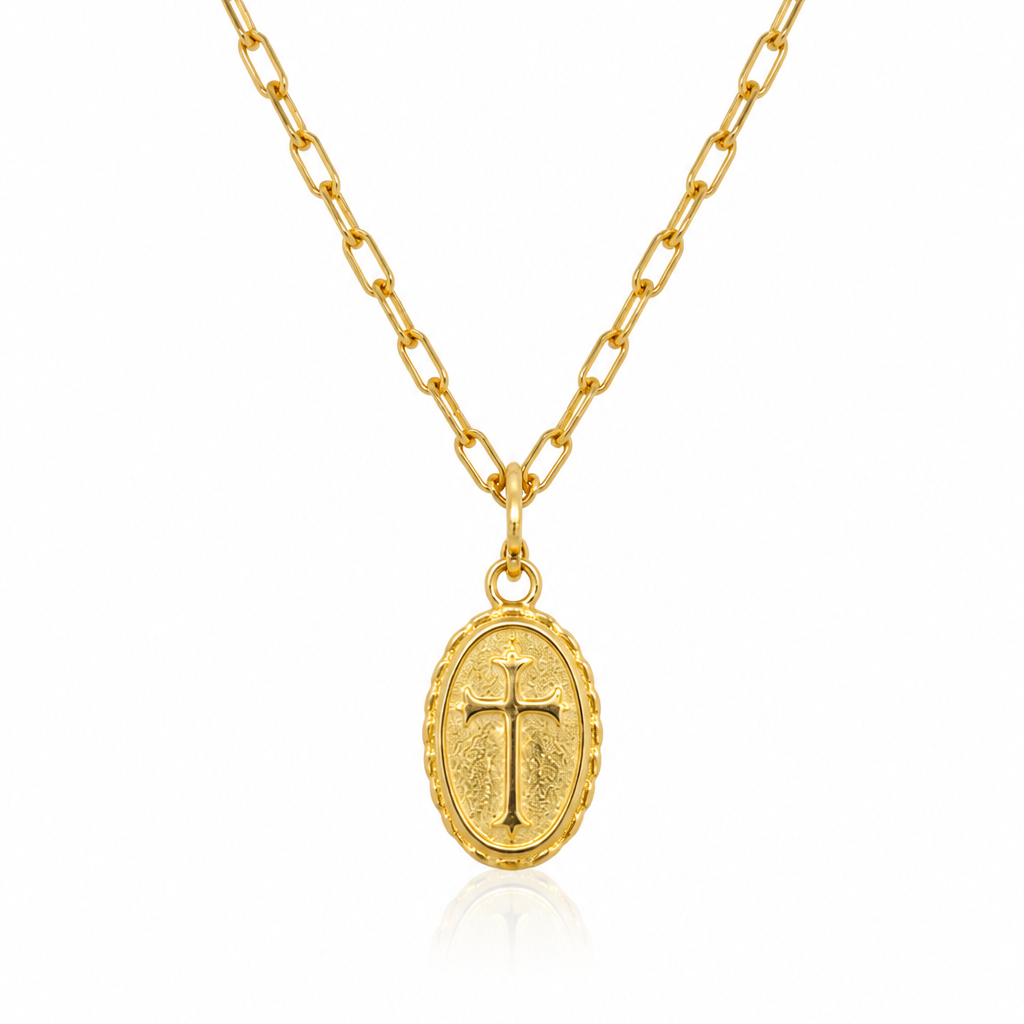 SANA CROSS NECKLACE