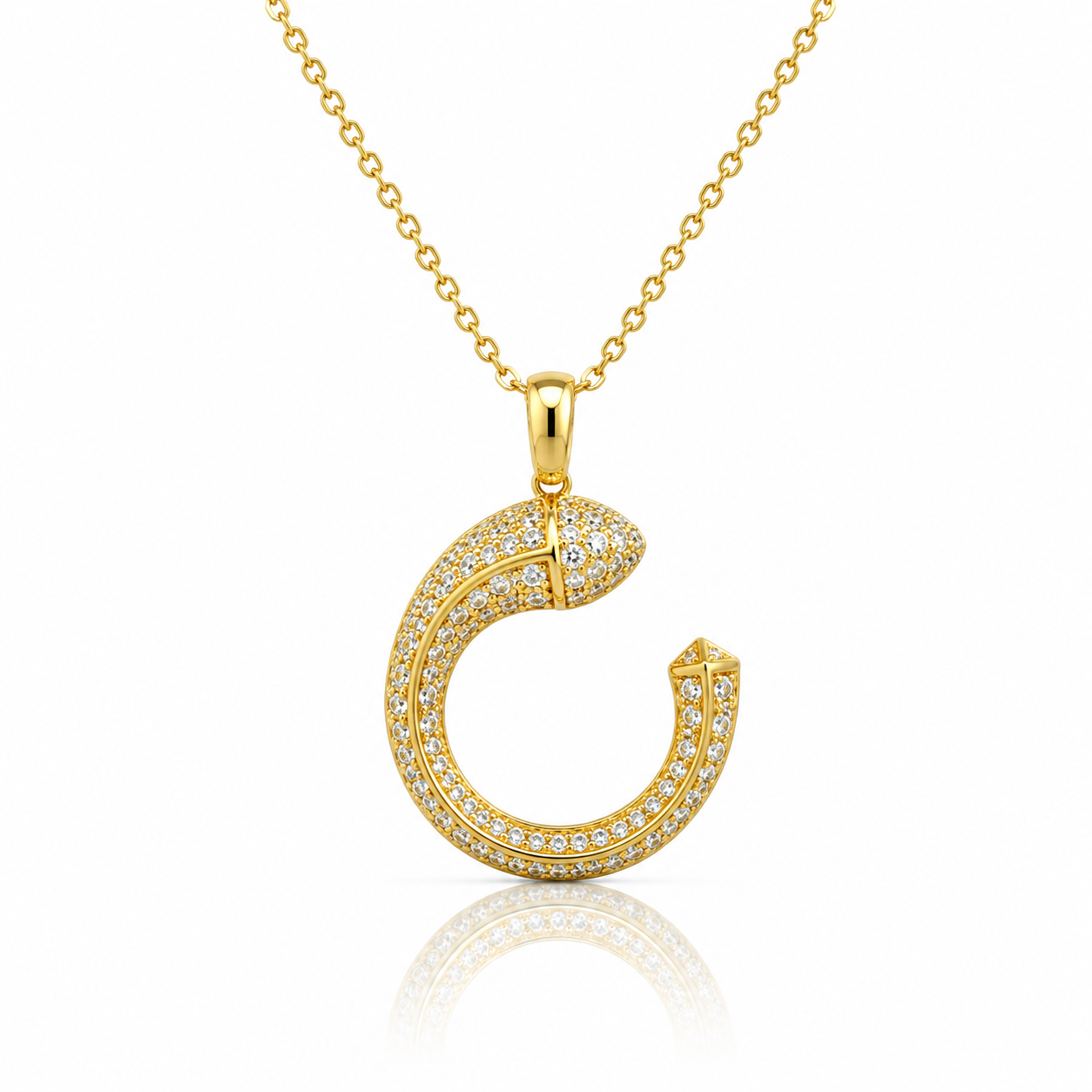 COILED SNAKE NECKLACE