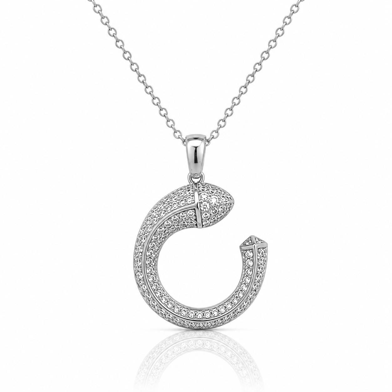 COILED SNAKE NECKLACE