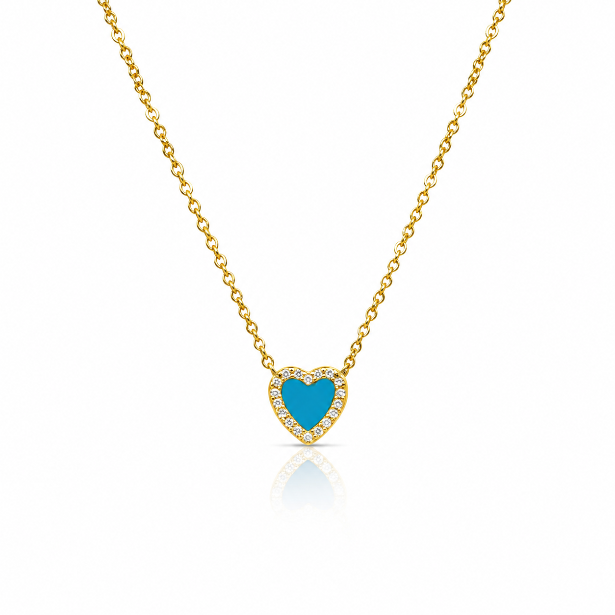 AMOR INFINITO HEART NECKLACE