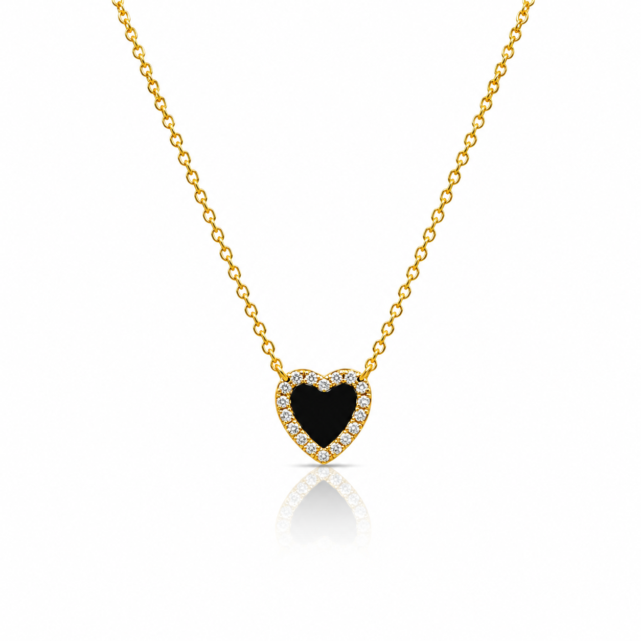 AMOR INFINITO HEART NECKLACE