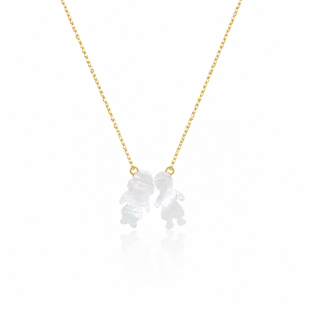 ONE BOY & ONE GIRL NACAR NECKLACE