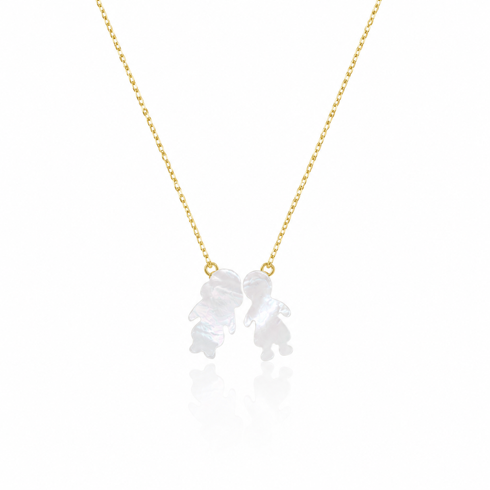 ONE BOY & ONE GIRL NACAR NECKLACE