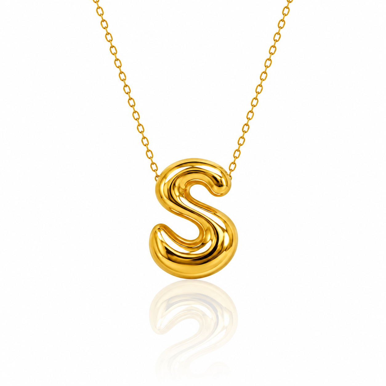 JUMBO INITIAL NECKLACE