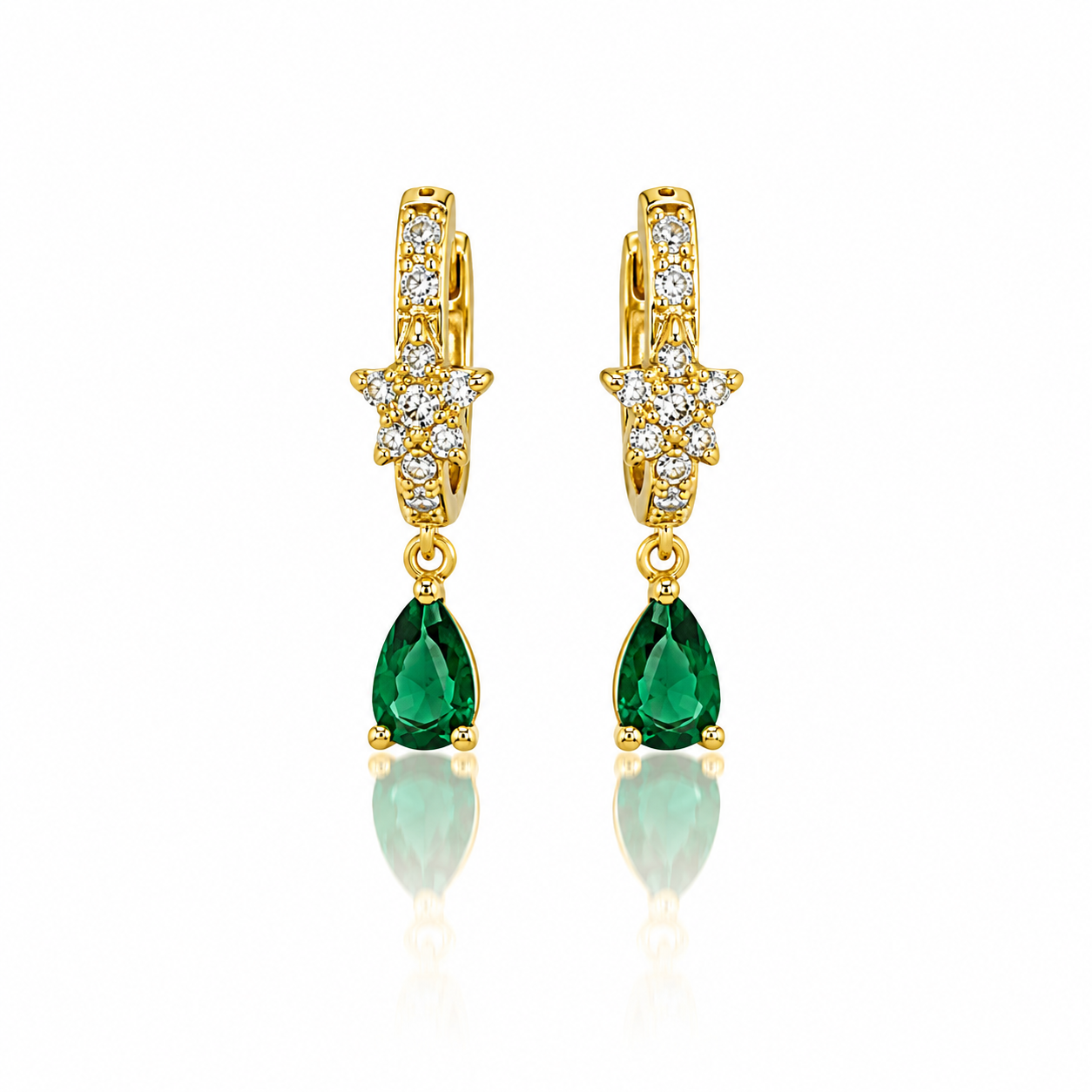 STAR DROP EARRINGS