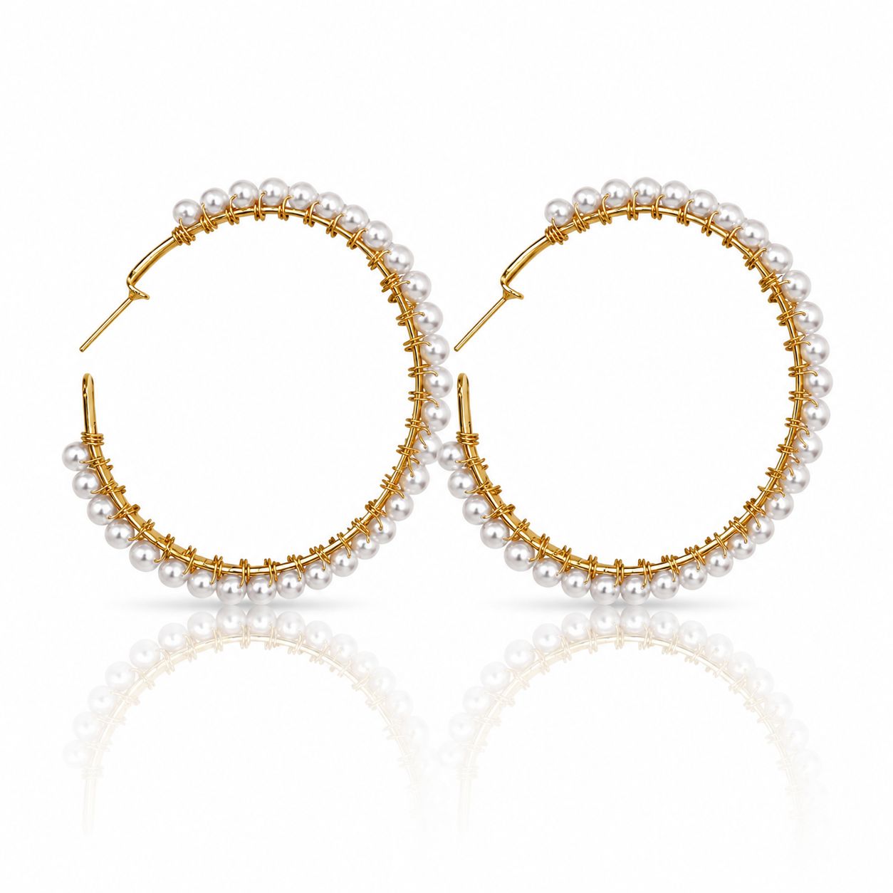 DOBLE PEARL EARRINGS