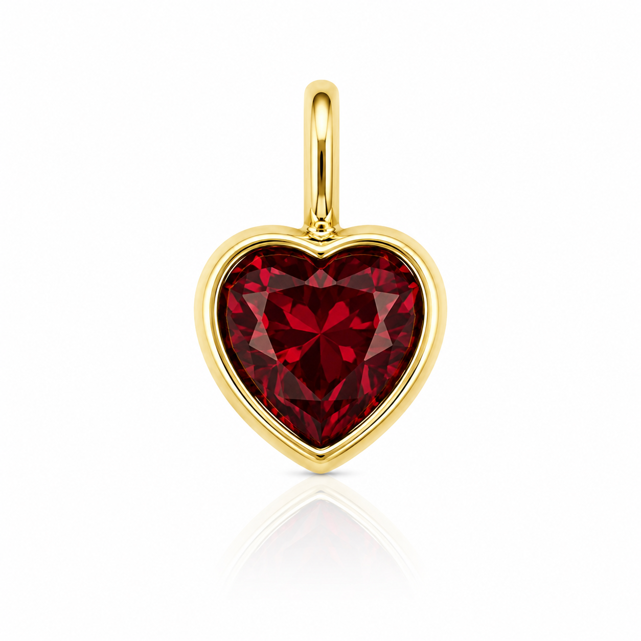 MARY HEART CHARM