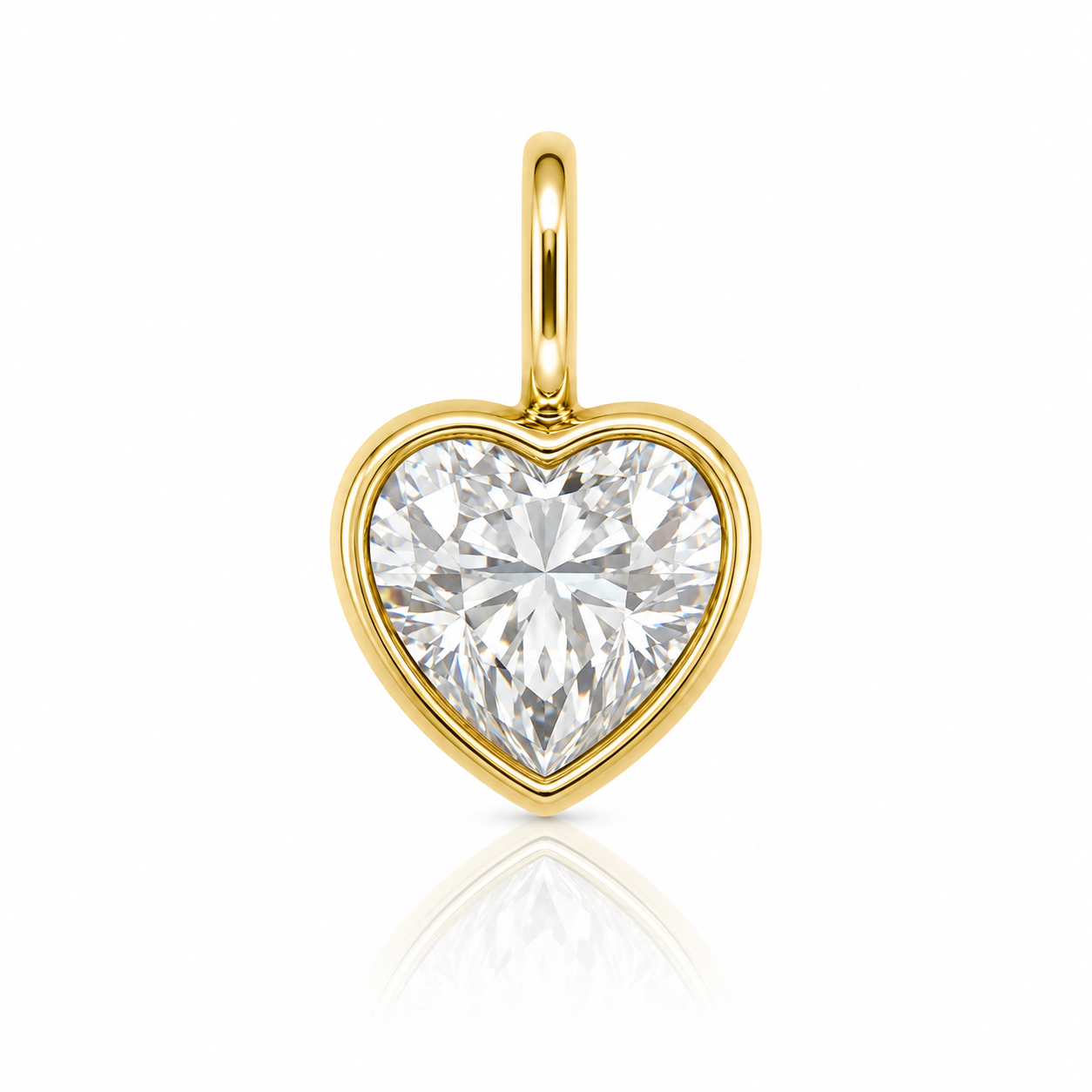 MARY HEART CHARM