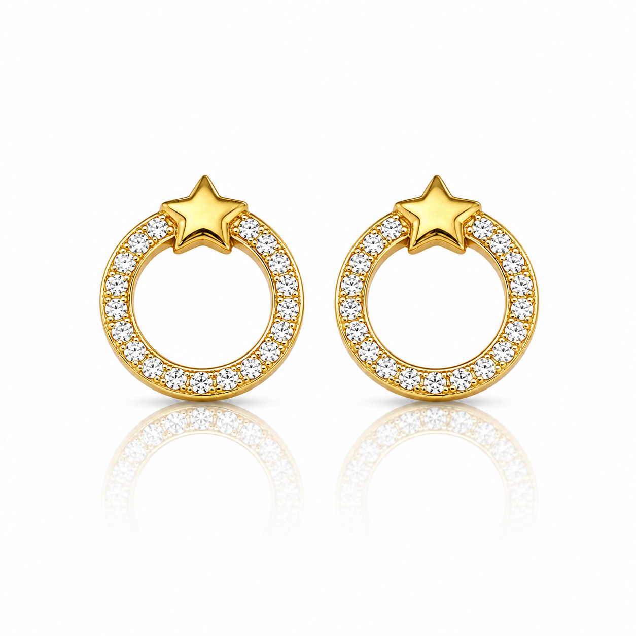 STAR WREATH EARRINGS