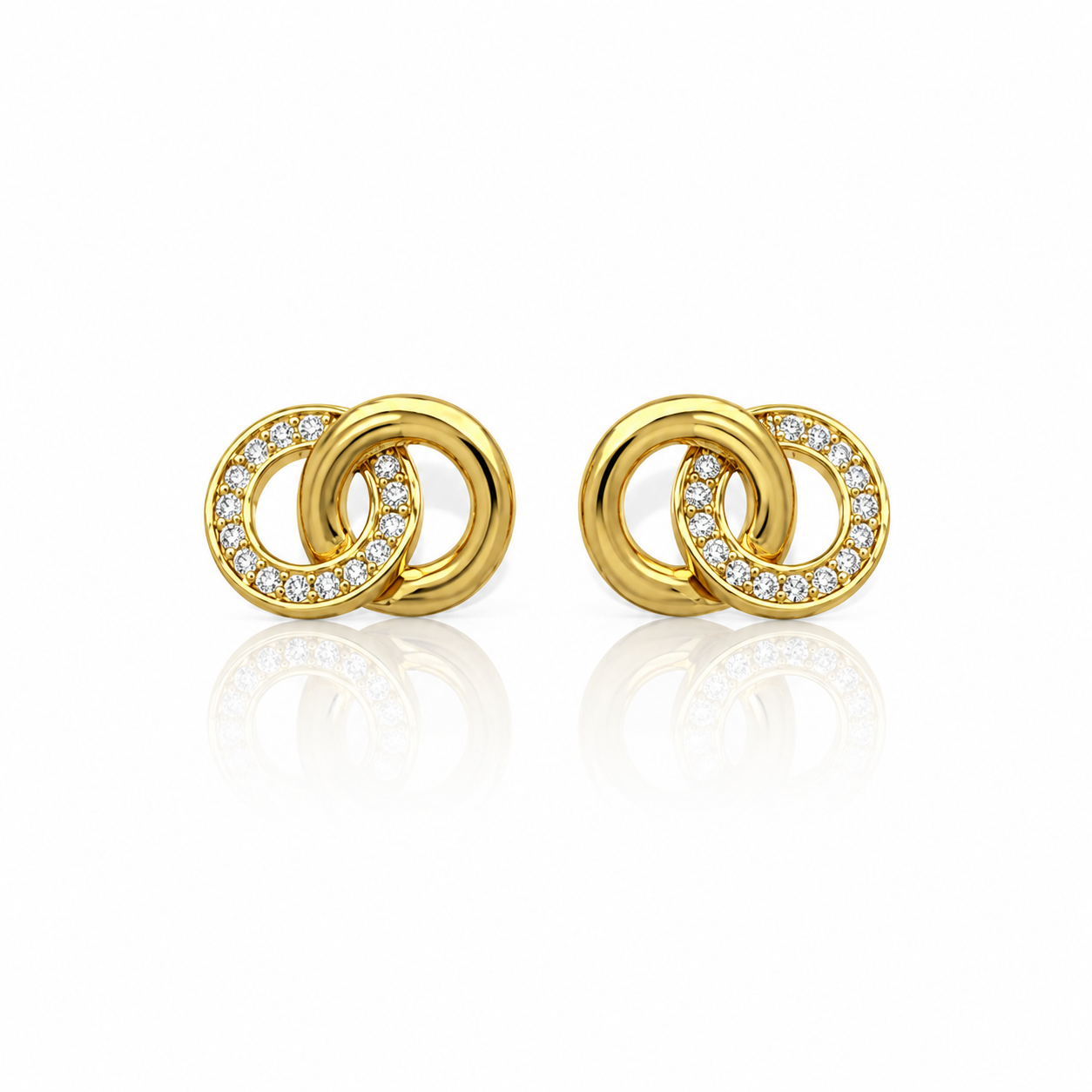 INFINITY CIRCLE EARRINGS