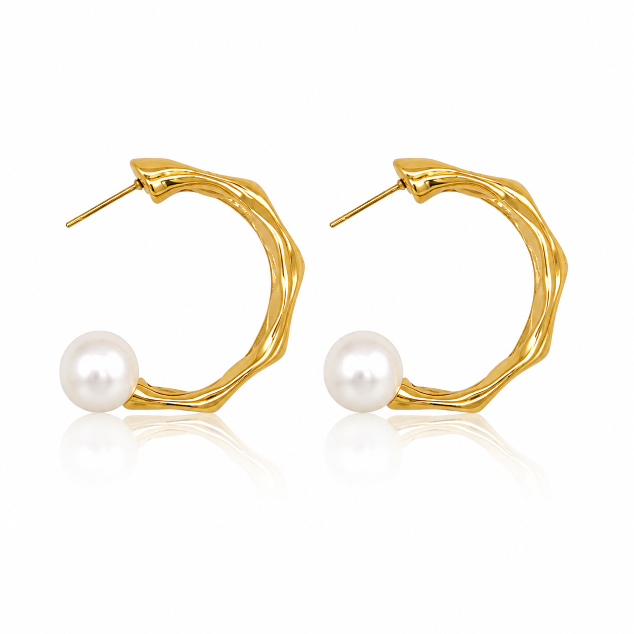 CURVED ARGOLLA EARRINGS