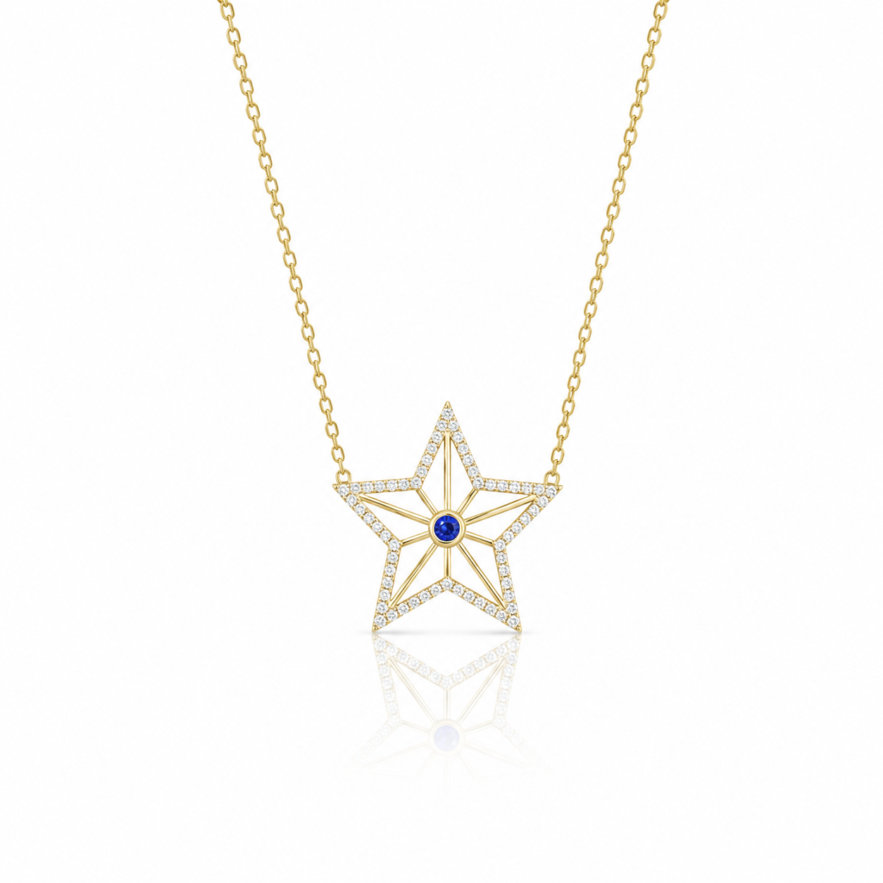 SAILOR BLUE STAR NECKLACE