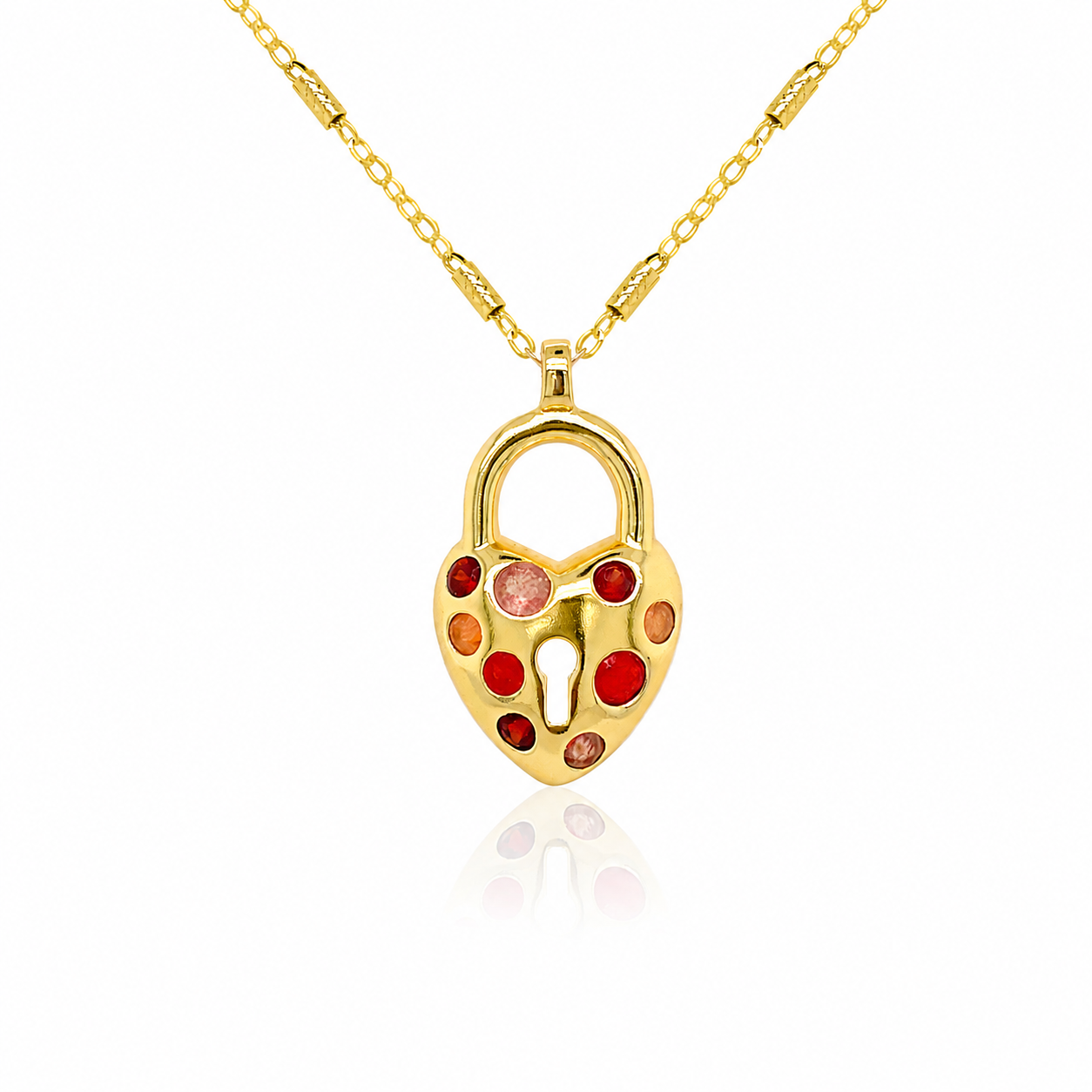 HEARTY LOCK NECKLACE