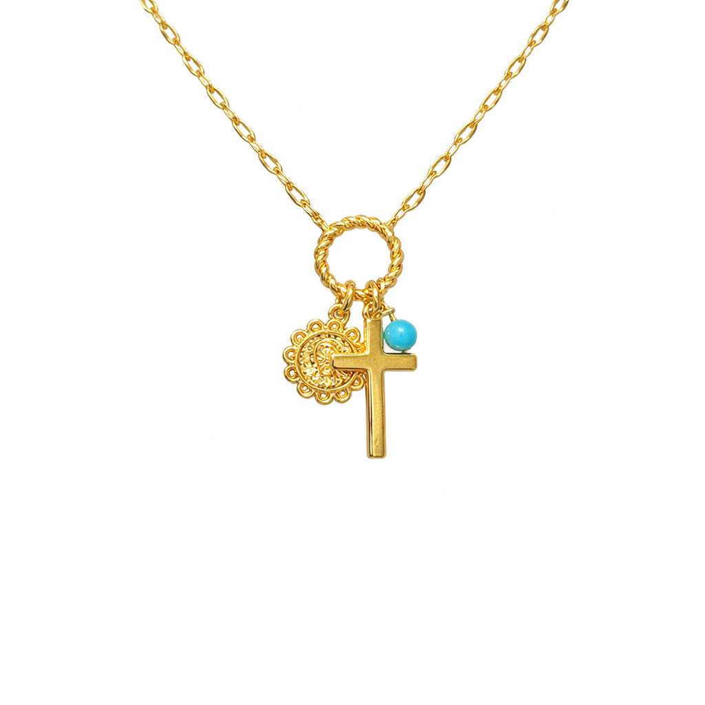AGUADILLA CROSS NECKLACE