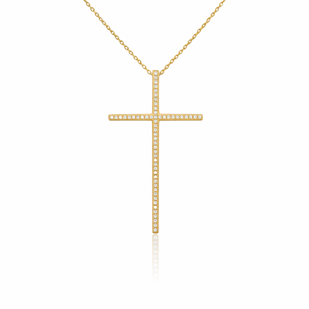 LUPITA CROSS NECKLACE