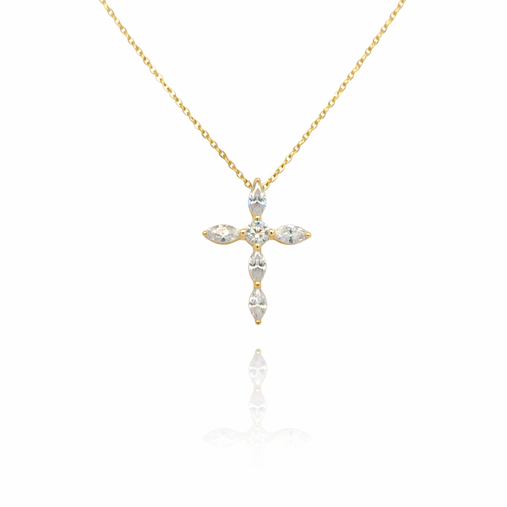DIAMOR CROSS NECKLACE