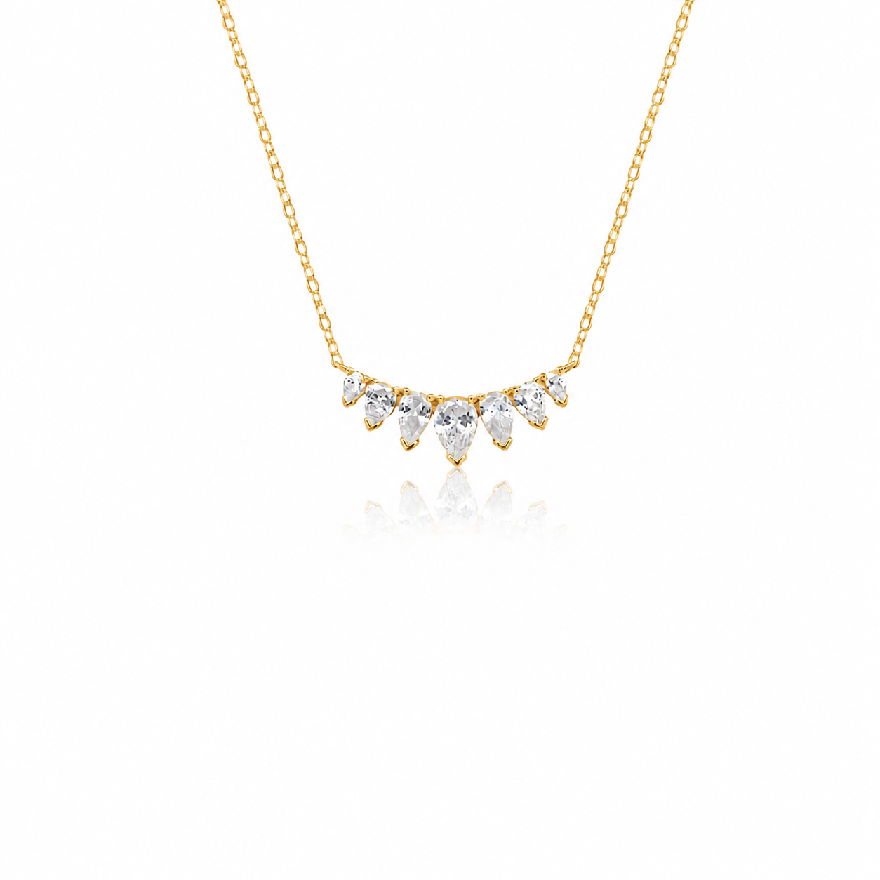 CRYSTAL WING NECKLACE