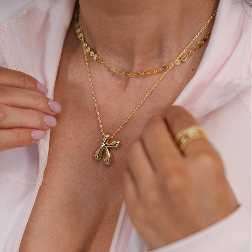 JUMBO INITIAL NECKLACE