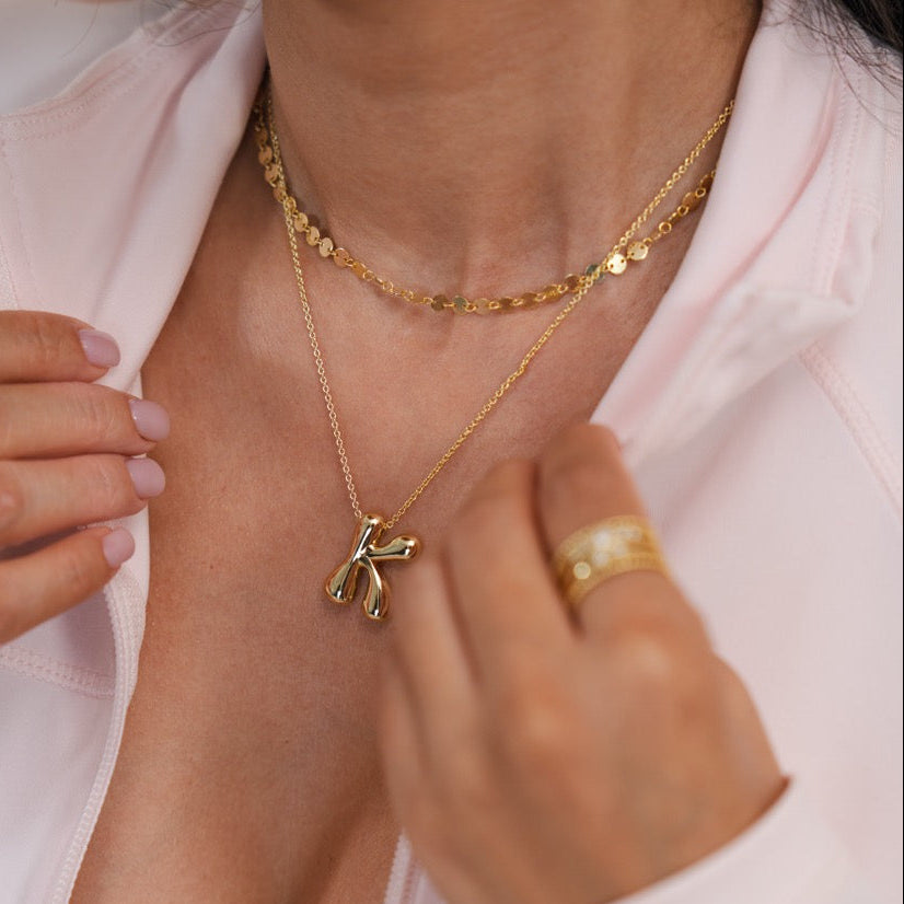 JUMBO INITIAL NECKLACE