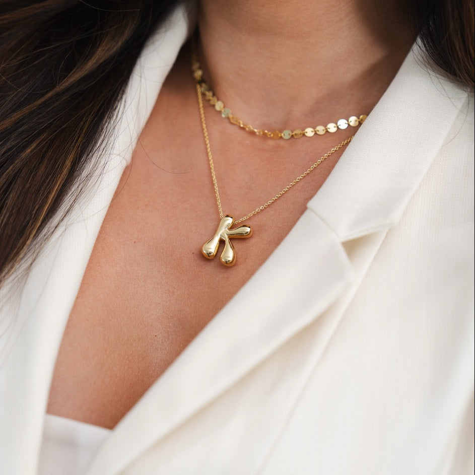 JUMBO INITIAL NECKLACE