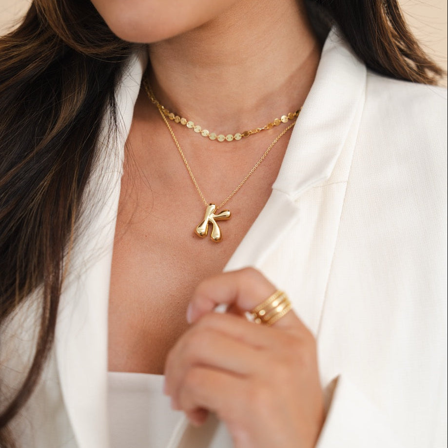 JUMBO INITIAL NECKLACE