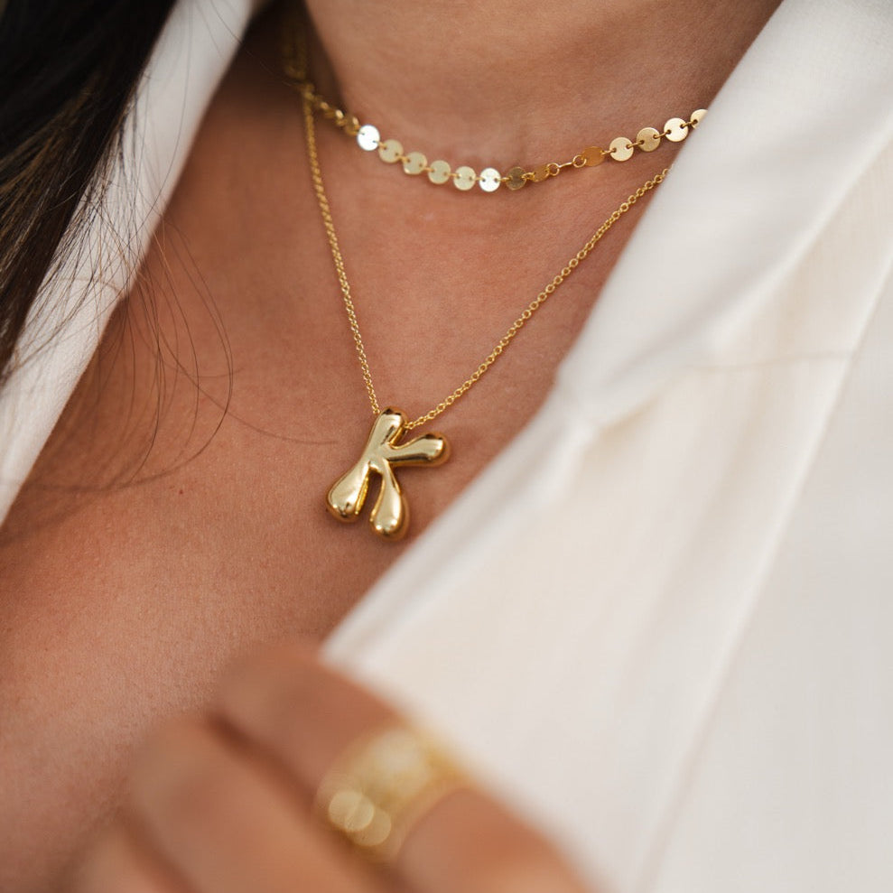JUMBO INITIAL NECKLACE