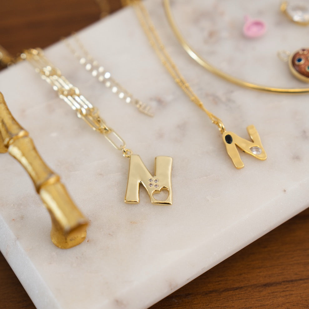MAIA INITIAL NECKLACE