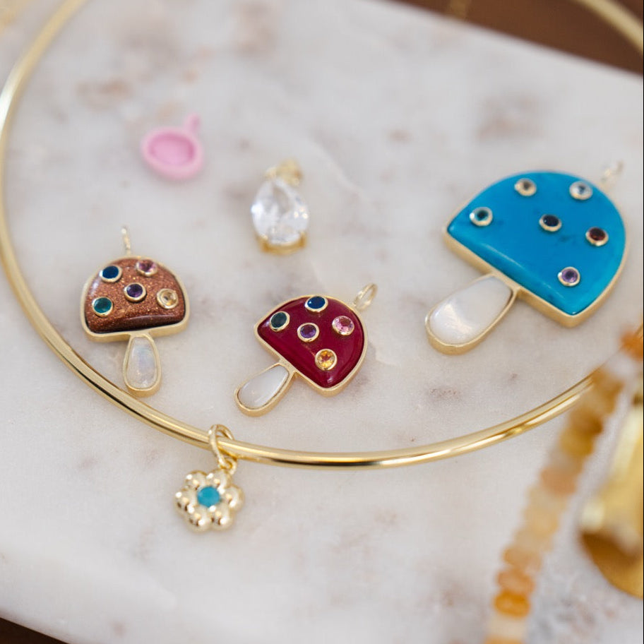LORETTA MUSHROOM CHARM
